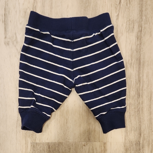 Carter's Navy Blue Striped Sweatpants - Picture 3 of 3